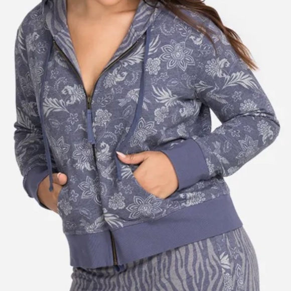 NWT Johnny Was Bluma Modern Zip Up Hoodie - Picture 13 of 13